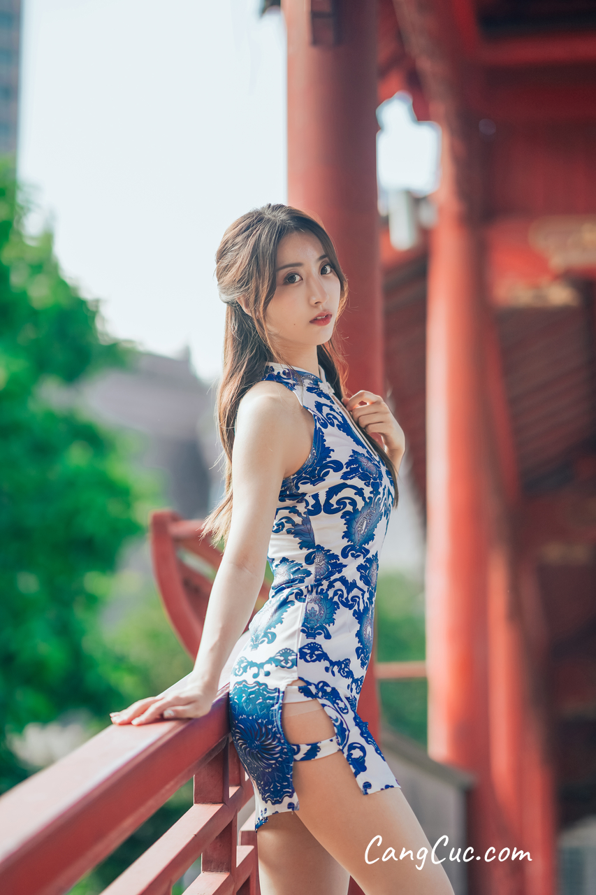 Coser@黑川 Vol.055: 青花旗袍