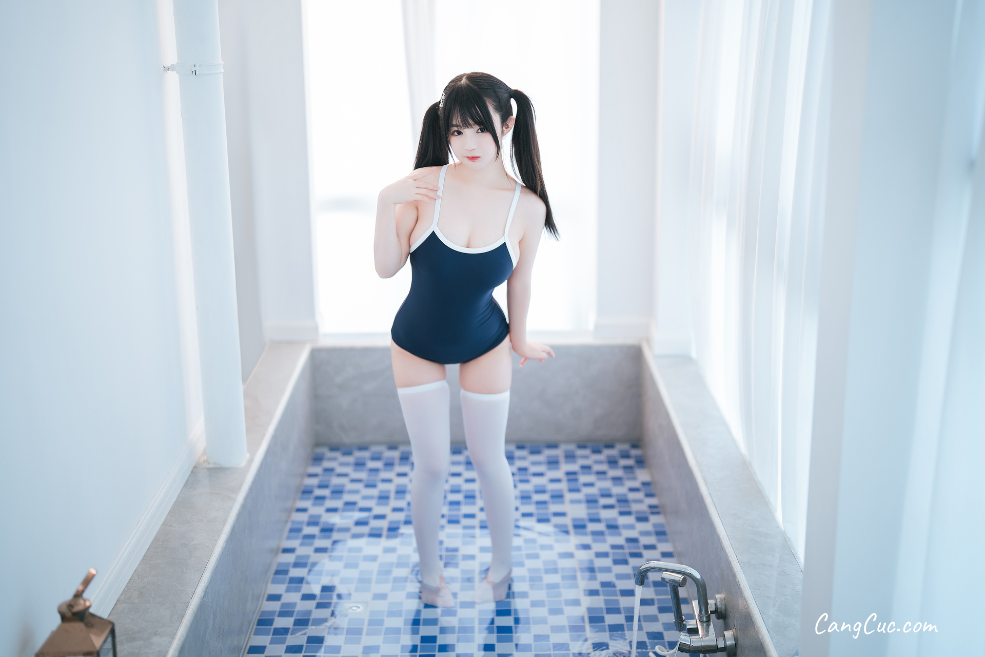 Coser@桜井宁宁 Vol.059: 白丝死库水