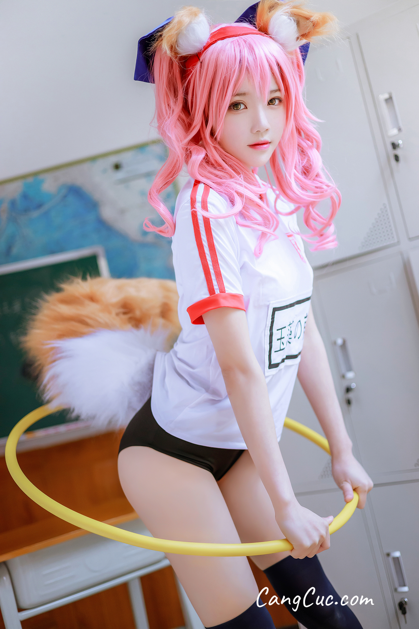 Coser@桜桃喵 Vol.106: 玉藻前体操服