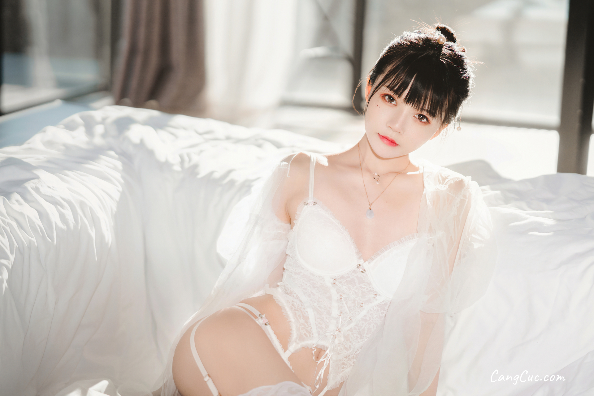 Coser@桜桃喵 Vol.148 白紗糖