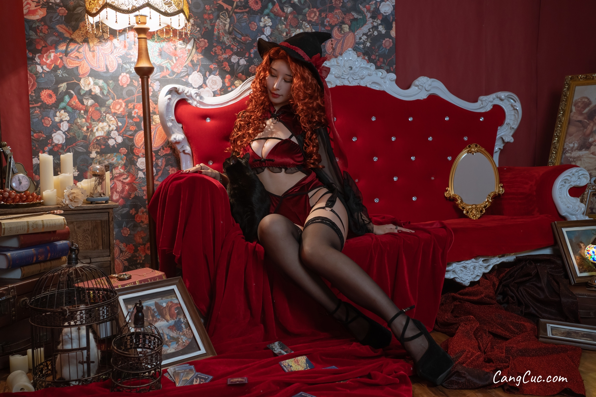 Coser@云溪溪 (Yunx1x1) Vol.035: 奶桃 女巫和艳后