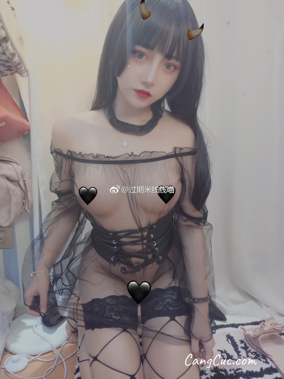 Coser@过期米线线喵 黑纱