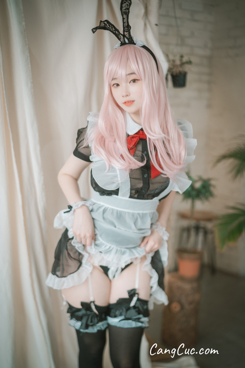 DJAWA Photo – Bambi (밤비): “Sheer Bunny Maid”