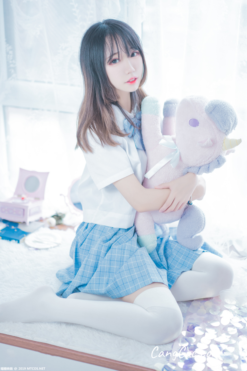 [MTCos] 喵糖映画 Vol.019: 蓝白梦幻少女